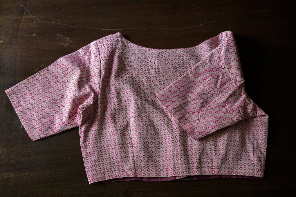 Pink khana blouse